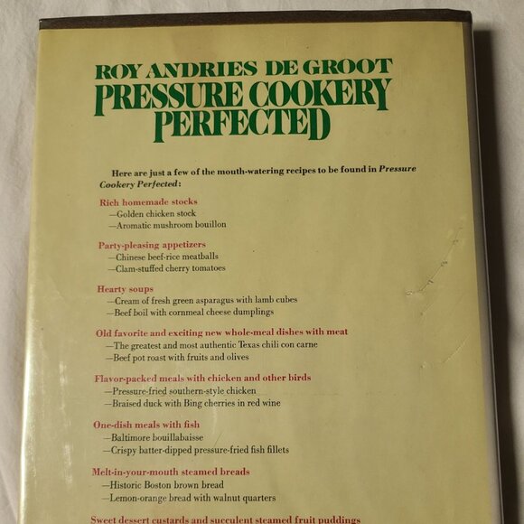 2 Book Set-Official Presto Pressure Cooker Cookbook & Pressure Cookery Perfected - Picture 3 of 10